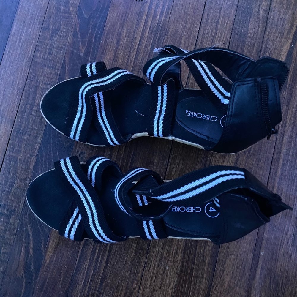 Black wedges